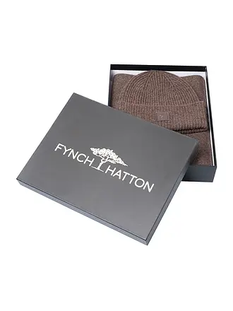 FYNCH-HATTON | Set de 2 piezas gorro y bufanda | braun